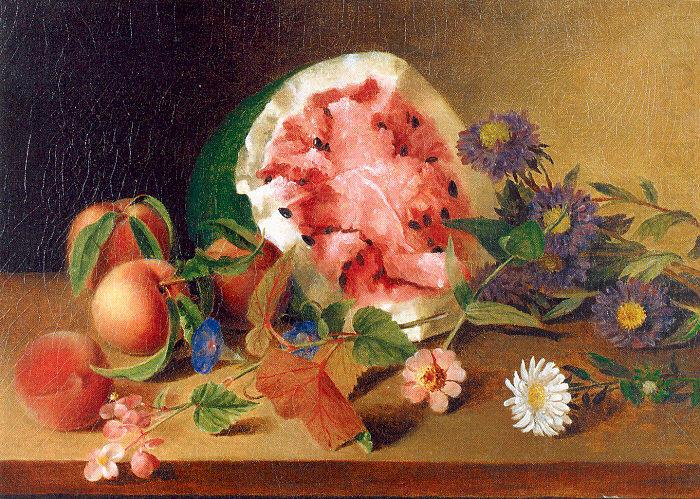 Still Life with Watermelon, Peale, James
